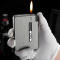 10 stick Cigarete Box Case Cigarete Holder Automatic Storage Box Metal. 