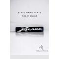 XBlade Brand LOGO Front Name plate for XBlade Motorcycle With Laser Marking Brand Name. 