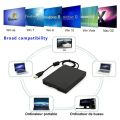Portable External 3.5 USB 1.44 MB FDD Floppy Disk Drive Plug Play for PC Windows 2000/XP/Vista/7/8/10 Ma-c 8.6 or Upper Black. 