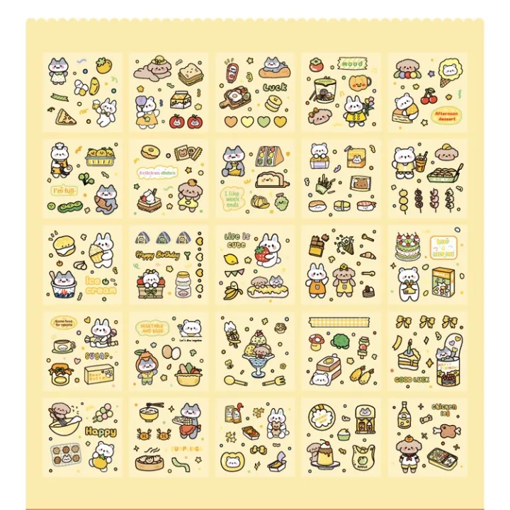 imoda%20100%20sheets/box%20PVC%20Waterproof%20Gift%20Box%20Stickers%20Cute%20Cartoon%20DIY%20Scrapbooking%20Phone%20Case%20Decoration%20Sticker%20Stationery%20-%20Image%209