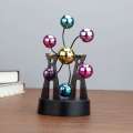 Chaos ornament perpetual motion machine Newton pendulum ball creative magnetic levitation physics office desktop home decoration. 