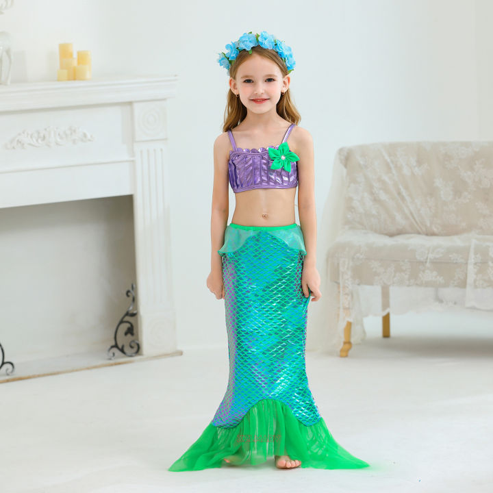 Mermaid%20Dress%20for%20Girl%20Ariel%20Prom%20Princess%20Costumes%20Cosplay%20Dress%20for%20Kids%20Girls%20Birthday%20Party%20Dress%20Up%20Gown%20Halloween%20Clothing%20-%20Image%204
