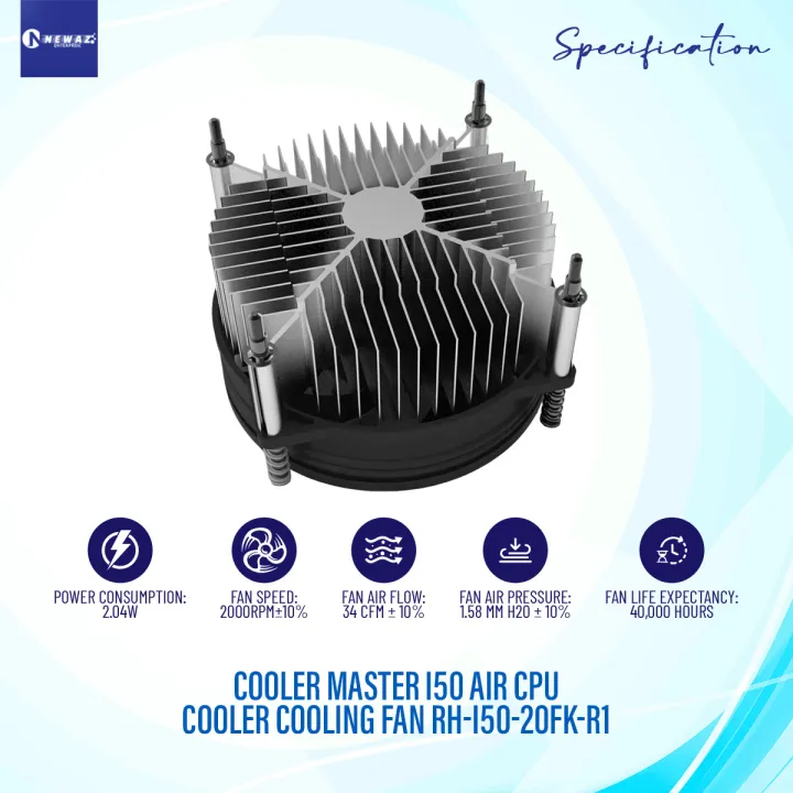 Cooler%20Master%20i50%20Air%20CPU%20Cooler%20cooling%20fan%0ARH-I50-20FK-R1%20Sockets:%20Intel%20LGA%201156/1155/1151/1150%20socket%20-%20Image%202