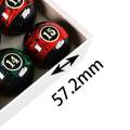 16 Pieces Pool Table Balls Billiard Balls Snooker Balls Complete Set for Bars Leisure Sports. 