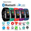 NicEseed 115plus Sport Smart Bracelet Bluetooth Smart Watch Heart Rates Monitor Fitness Tracker Smart Electronic Wristbands. 