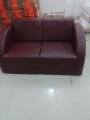 Artificial Leather Sofas 2 Seats - For Home/ Office Sofas red • Best quality particle Board imported from Malaysia.