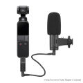 Camera Microphone Audio Adapter Converter Type-C to 3.5mm for External Microphone Connecting Compatible with DJI Osmo Pocket High-Quality Recording Expansion Accessories.