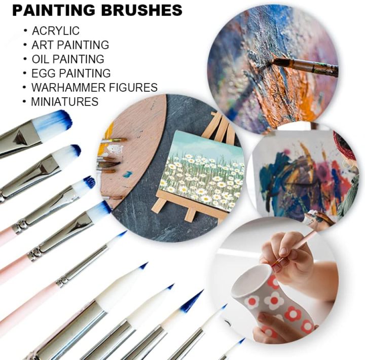 Miya%20Himi%20Artist%20Paint%20Brushes%20Set%20of%205%20for%20Acrylic%20Oil%20Watercolor%20Gouache%20Face%20and%20Body%20Painting%20with%20Hog%20Hair%20-%20Image%203