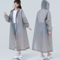 Adult Raincoat Hooded One-piece Long Raincoat Reusable Poncho Outdoor Rainwear For Women And Men Transparent Waterproof Poncho.