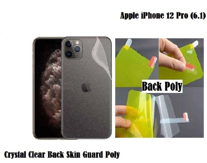 Apple%20iPhone%2012%20Pro%20(6.1)%20Clear%20Transparent%203D%20Crystal%20Clear%20Back%20Skin%20Guard%20Poly-Transparent%20-%20Image%202