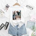 Pogue Life Outer Banks Women T Shirt OBX Shaka Hand Short Sleeve Harajuku Lady Girls 90s White T-shirt John B Letter Tops.