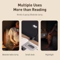 Baseus Mini Clip Lamp Comfort Reading USB Led Light Rechargeable On Desk Lamp Flexible Nightlight Warm Reading Lamp For Travel Bedroom Book.