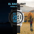 Hearkent Pedometer Watch Men Digital Waterproof Sport Watches Step Calories Counter for Walking Tracker Back Light Display Reloj.