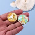 Landmark Building Enamel Pin Brooch Eiffel Tower Big Ben Badge Metal Pin Lapel Clothes Backpack Sweater Accessories Custom Gift. 