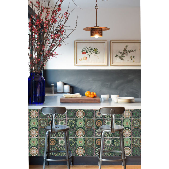 24pcs/set%20Tile%20Self-Adhesive%20Wall%20Stickers,%20Peel%20And%20Stick,%20Waterproof%20Living%20Room%20Kitchen%20Backsplash%20Bedroom%20Home%20Wall%20Stickers%20-%20Image%205