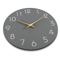 Wall Clock Silent Non-Ticking Wall Clocks Battery Operated - Modern Simple Wooden Clock Decorative Durable Easy Install Easy to Use. 