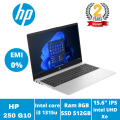 HP 250 G10 i3 (1315u) Laptop with 13th Gen 8GB RAM 512GB SSD 15.6" FHD IPS Silver and 2 Year Warranty.