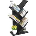 Bookshelf Storage Living Room Bedroom Corner Storage Rack Melamine Laminated Board Book Shelf Books Display Shelving Multipurpose Rack Storage Bookshelf creative storage shelf Combination Shelf Floor Standing Bookcase.