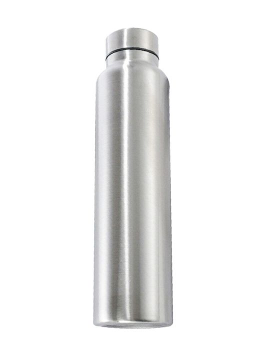 650ml/1000ml Stainless Steel Sport Water Bottle Single-layer Rugged Water Cup Metal Flask Drinkware Camping Sports Gym