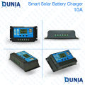 Smart Solar Charge Controller 12V 24V 10A Automatic Solar Battery Panel Controller Universal USB 5V Charging LCD Display. 