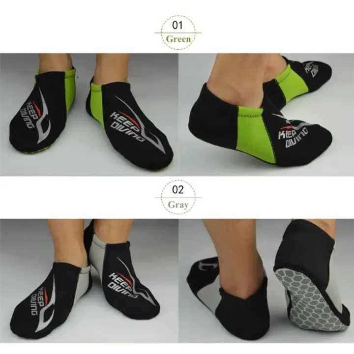 Mounchain%203MM%20Colorful%20Diving%20Neoprene%20Short%20Socks%20Non-Slip%20Warm%20Beach%20Swimming%20Shoes%20Snorkeling%20Equipment%20-%20Image%203