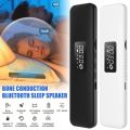 Conduction Sound Box Rechargeable Wireless Stereo Soundbar White Pocket Bluetooth Speaker Under Pillow Bone Noise Improve Sleep.