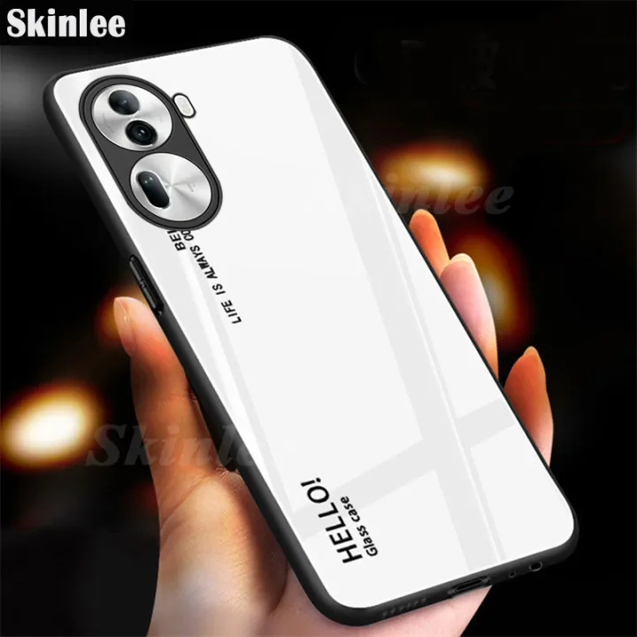 Phone%20case%20For%20OPPO%20Reno%2011%20Pro%20Back%20cover%20Gradient%20Tempered%20Glass%20Protector%20Mirror%20Hard%20Cover%20For%20OPPO%20Reno%2011%20Phone%20casing%20-%20Image%204
