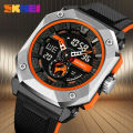 SKMEI MEN DIGITAL WATCH STAINLESS STEEL CASE DUAL TIME SPORTS WATERPROOF WATCH, 2272.