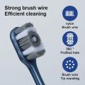360 Whole Mouth Clean ,Mens Toothbrush,Medium-Hard Bristle Toothbrush for Adults,Excellent Cleaning Effect,Whitening Teeth(6 Pac. 
