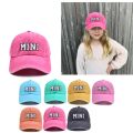 Mother Kids Washed Cotton Baseball Cap Casual Kids Sun Caps For Boys Girls Outdoor Solid Color Cap Toddler Children Hip Hop Hats. 