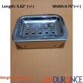 Stainless Steel Soap Case with 15 Dots - Durable and Stylish Soap Holder. 