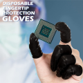 800 Pcs Disposable Latex Finger Cots Protective Fingertips Gloves Spare Parts Accessories Black Anti Static Finger Cots Rubber Finger Sleeves. 