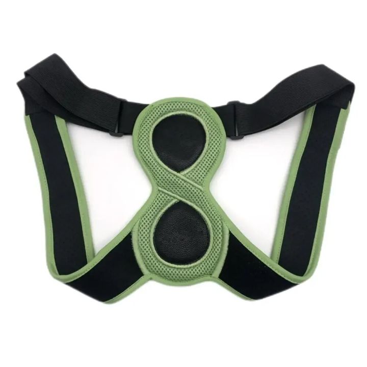 8 Shaped Posture Corrector for Kids Adults Adjustable Upper Back Brace Support for Neck Back Shoulder Spine Home School Office