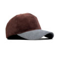 HEAD GEAR CHOCOLATE GREY DUAL TONE CORD CAP. 