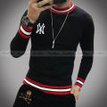 Premium Quality Black Color Cotton Full Sleeve Sweater for Men - Sweater For Men. 