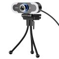 C13 1080P High-Definition Touch 3-level Brightness Web Camera Fill Light Camera Live Webcast Webcam with Tripod.