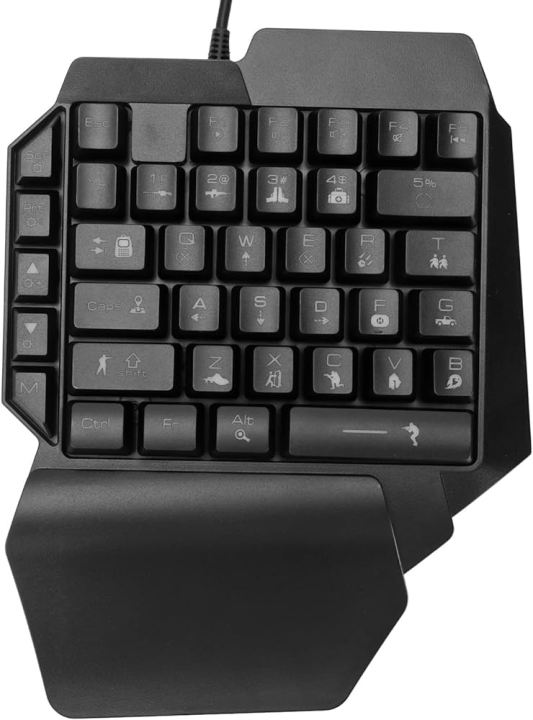 One%20Hand%20RGB%20Gaming%20Keyboard%20and%20Backlit%20Mouse%20Combo,USB%20Wired%20Rainbow%20Letters%20Glow%20Single%20Hand%20Mechanical%20Feeling%20Keyboard%20with%20Wrist%20Rest%20Support,%20Gaming%20Keyboard%20Set%20for%20Game%20-%20Image%203
