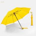 Sun Rain Umbrella Travel Umbrella Portable Durable Comfortable Handle Umbrellas for Rain and Yellow. 