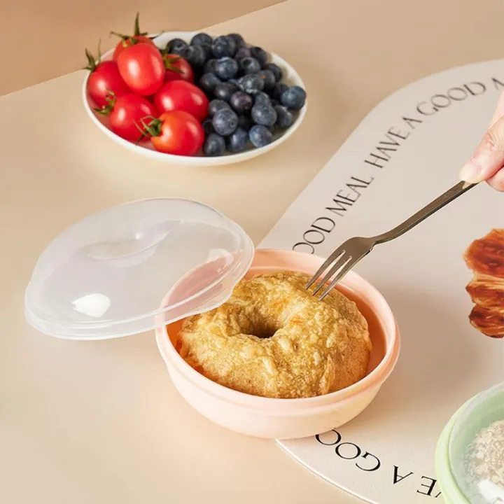 Food%20Storage%20Box%20Food%20Container%20Organizer%20For%20Bagels%20Portable%20Storage%20And%20Organization%20Accessories%20With%20Airtight%20Lid%20Food%20-%20Image%202