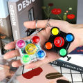 Memory Cube Game Machine Keychain Training Hand Brain Flash Sound Effect Children's Creative Interactive Intelligence Toy. 