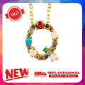【Hey my home】26 English Alphabet Letter Multicolor Rhinestone Inlaid. 