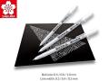 Sakura Gelly Roll white Gel Pens - set of 3 pens - Assorted nib sizes. 