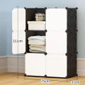 Wardrobe Simple Assembly Household Bedroom Cloth Wardrobe Rental House Children Clothes Storage Cabinet2022New Layered Rack. 