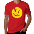 Watchmen Symbol Smile Vintage T-Shirt summer tops sports fans mens t shirts. 