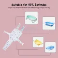 HelloKimi Baby Bath Net Bath Seats Foldable Bath Tub Pad Adjustable Comfortable Non-Slip Infant Safety Shower Pad Cushion Soft Bath Mat Bathtub Sit Up Mesh for Newborn. 