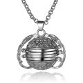 DIY Flash Memory Photo Pendant Jewelry Antique Metal Four-Color Angel Wings Locket Necklace Fashion Women Romantic Accessories. 