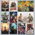Hot Video Game Disco Elysium Characters Landscape Poster Canvas Painting Wall Art Pictures for Gamer Room Home Decor Gift.