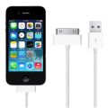 USB Cable for iPhone 4 4s iPad 2 3 iPod 30 Pin USB Data Cable for iPhone 4/4S - White.
