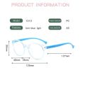 Blue Light Blocking Glasses for Kids Computer Glasses Silicone Frame Clear Lens Girl Boy Video Gaming Children Safety Eyewear. 
