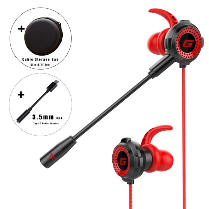 G20 Gaming Headset Jack Wired Earphone In Ear Earplug